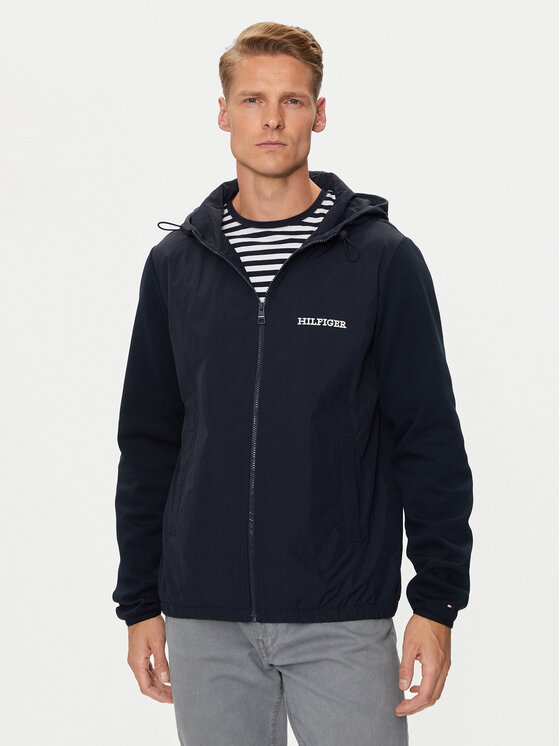 Tommy Hilfiger Demisezoninė striukė · Tamsiai mėlyna