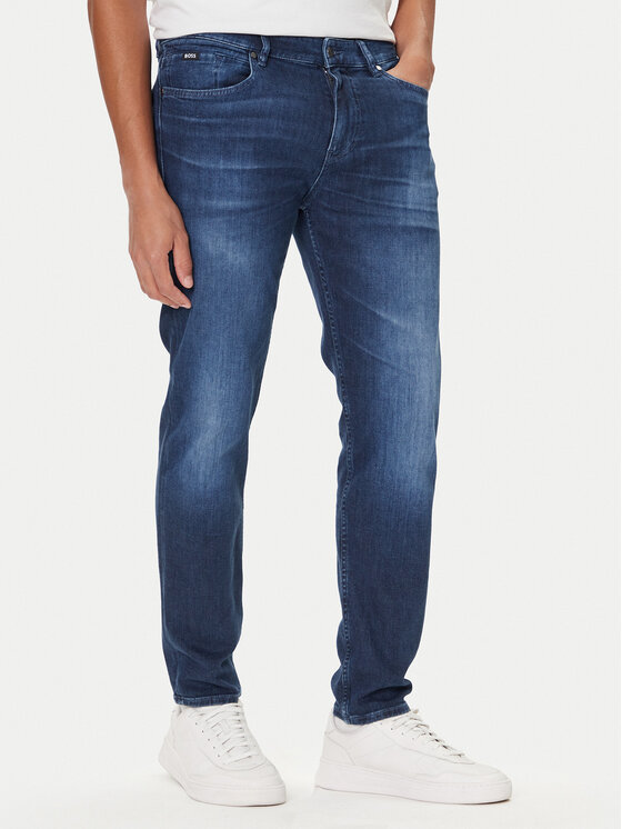 BOSS Džinsai · Tamsiai mėlyna · Regular Fit