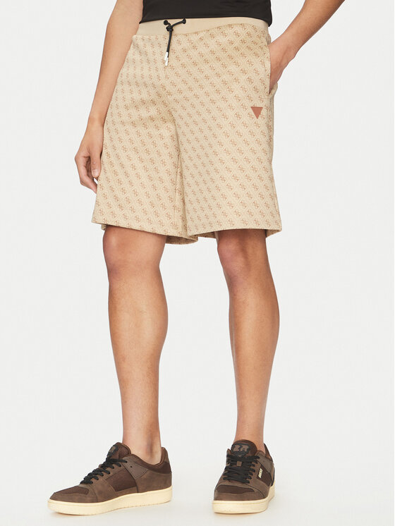 Guess Sportiniai šortai · Smėlio