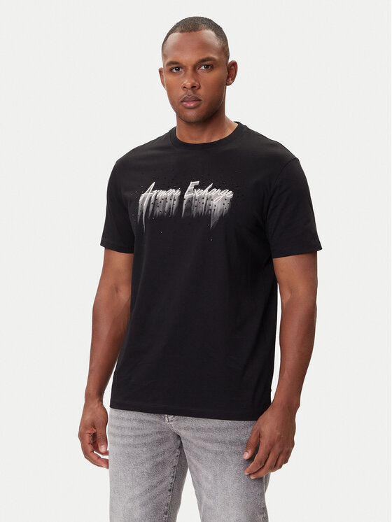 Armani Exchange Marškinėliai · Juoda