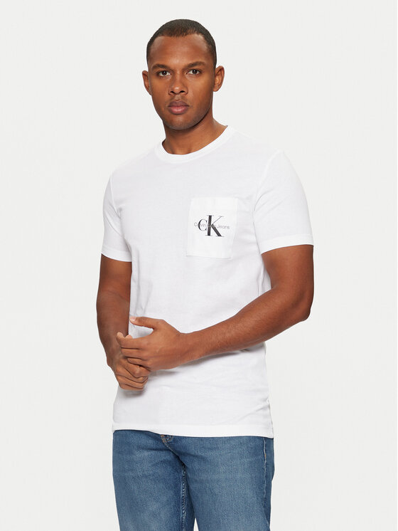 Calvin Klein Jeans Marškinėliai · Balta