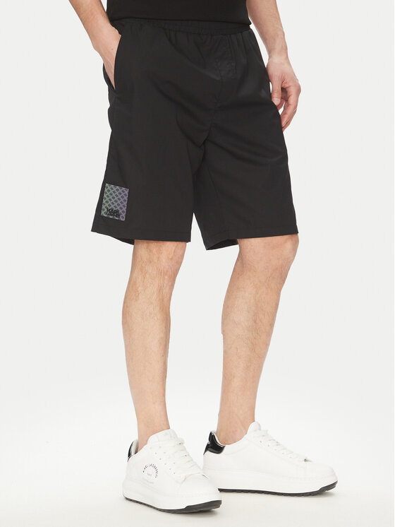 KARL LAGERFELD Sportiniai šortai · Juoda