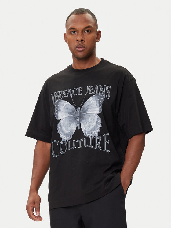Versace Jeans Couture Marškinėliai · Juoda