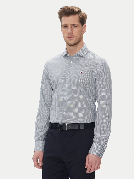 Tommy Hilfiger Marškiniai · Mėlyna · Slim Fit