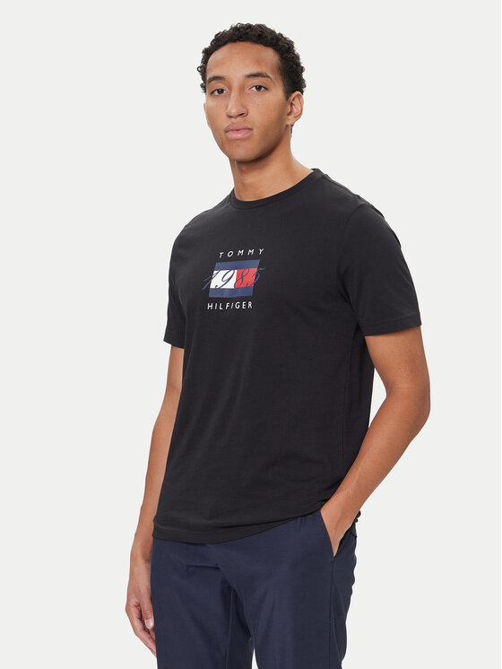 Tommy Hilfiger Marškinėliai · Juoda