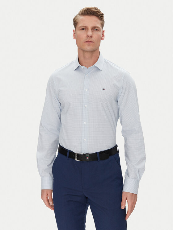 Tommy Hilfiger Marškiniai · Žydra · Slim Fit