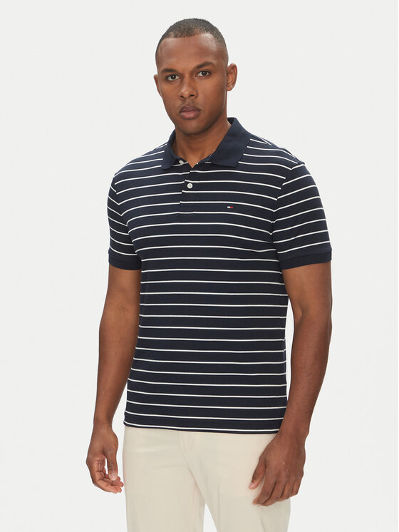 Tommy Hilfiger Polo marškinėliai · Tamsiai mėlyna