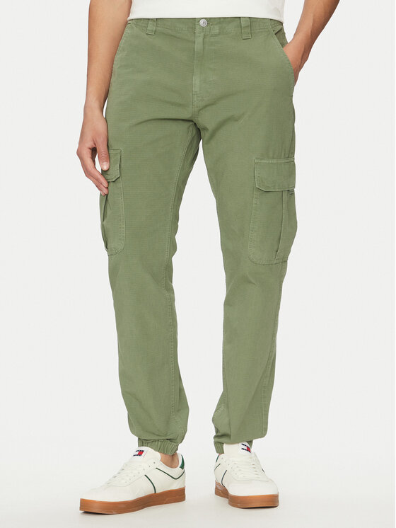 Tommy Jeans Jogger kelnės · Žalia · Regular Fit
