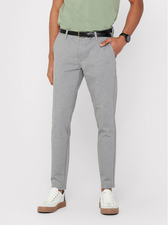 Only & Sons Chinos kelnes · Pilka · Slim Fit