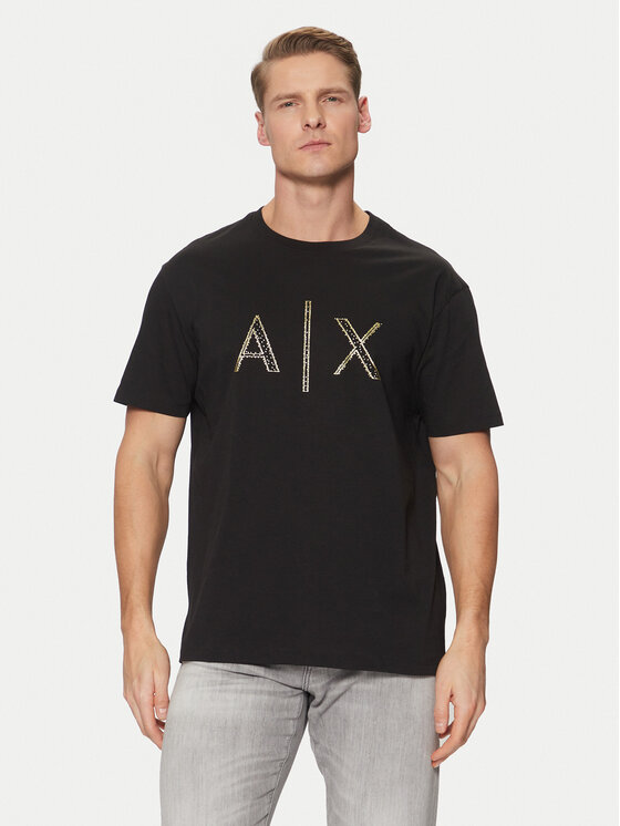 Armani Exchange Marškinėliai · Juoda