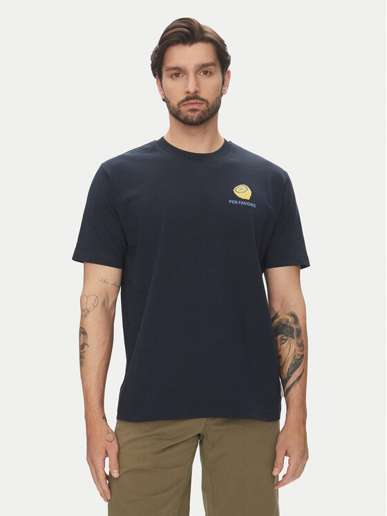 Marc O'Polo Denim Marškinėliai · Tamsiai mėlyna
