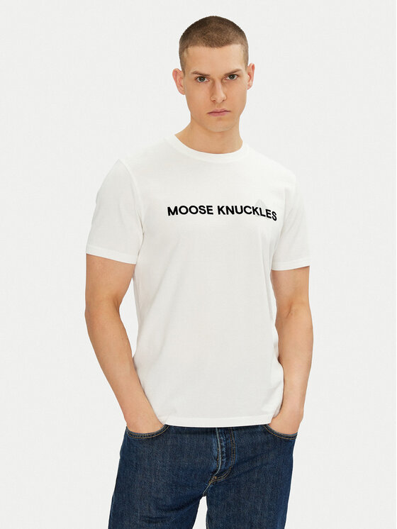 Moose Knuckles Marškinėliai · Écru
