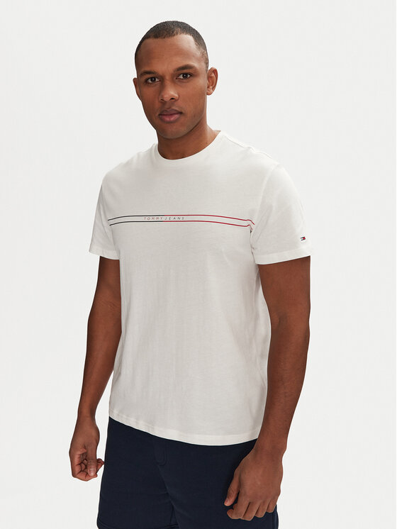 Tommy Jeans Marškinėliai · Balta