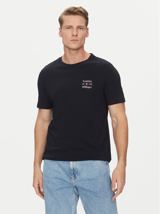 Tommy Hilfiger Marškinėliai · Tamsiai mėlyna