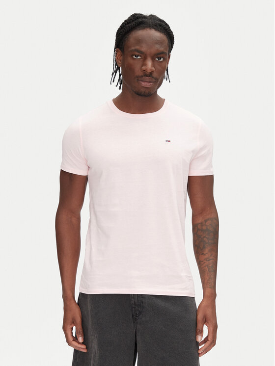 Tommy Jeans Marškinėliai · Rožinė