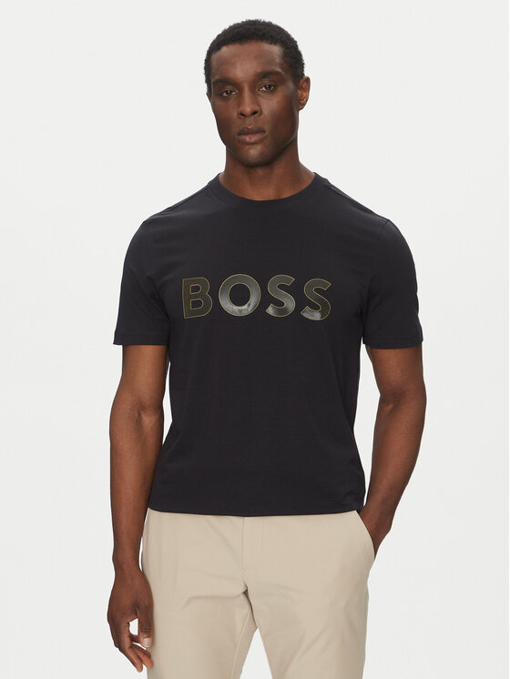 BOSS Marškinėliai · Tamsiai mėlyna