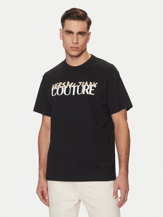 Versace Jeans Couture Marškinėliai · Juoda