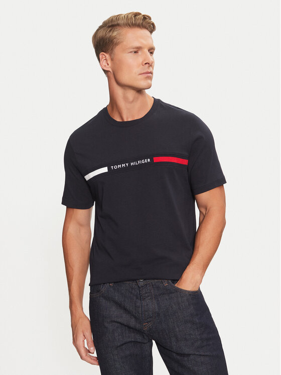 Tommy Hilfiger Marškinėliai · Tamsiai mėlyna
