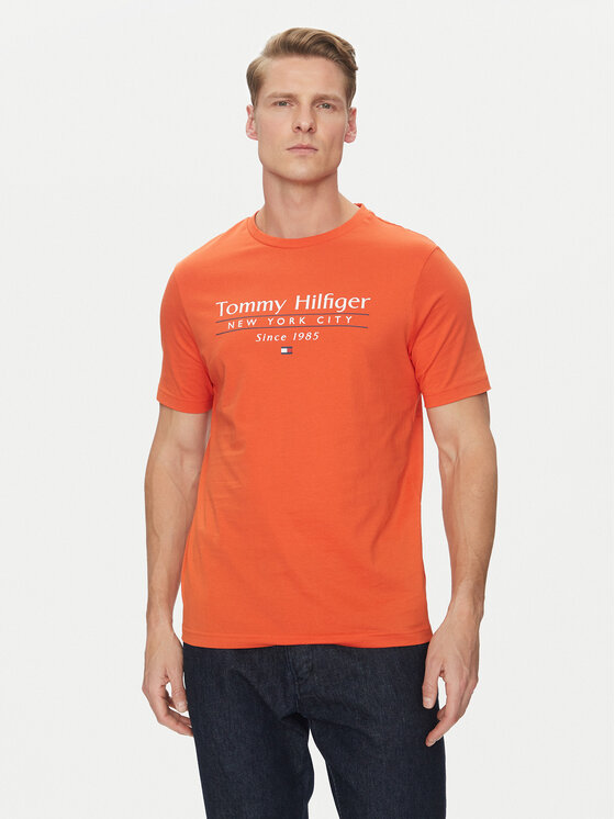 Tommy Hilfiger Marškinėliai · Oranžinė