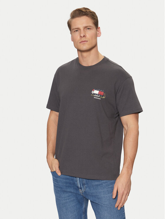 Tommy Jeans Marškinėliai · Pilka