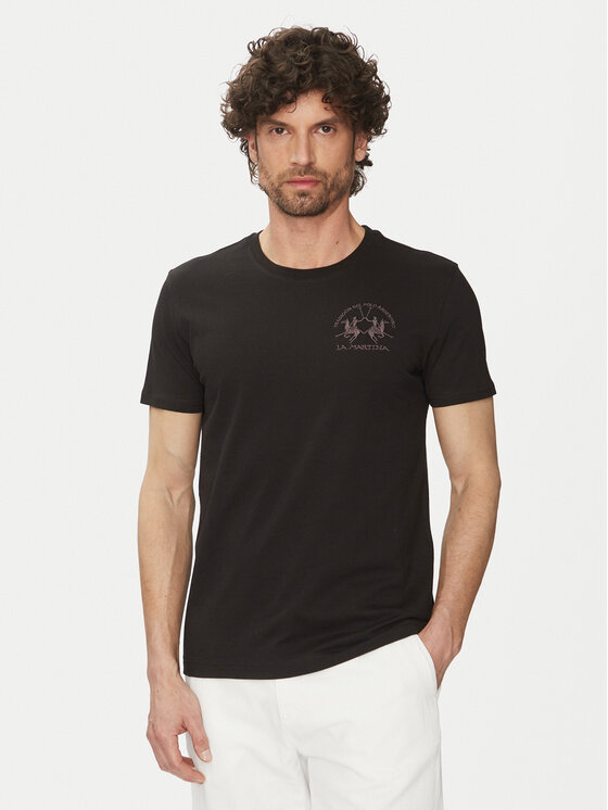 La Martina Marškinėliai · Juoda