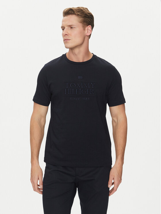 Tommy Hilfiger Marškinėliai · Tamsiai mėlyna