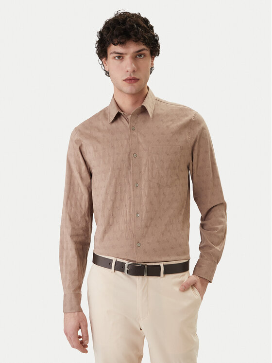 Guess Marškiniai · Pilka · Regular Fit