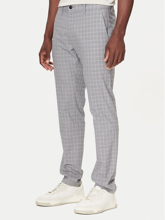 BOSS Chinos kelnes · Pilka · Slim Fit