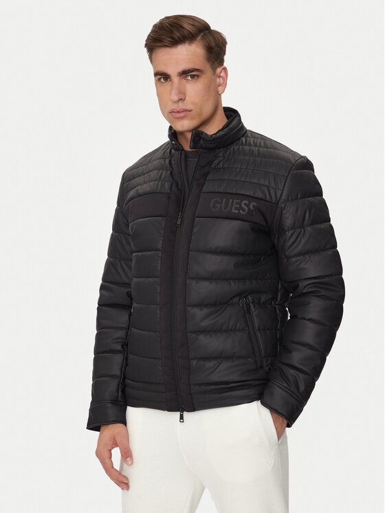 Guess Demisezoninė striukė · Juoda