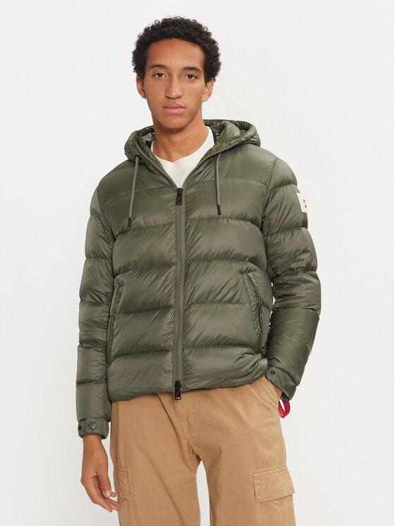 After Label Pūkinė striukė · Žalia