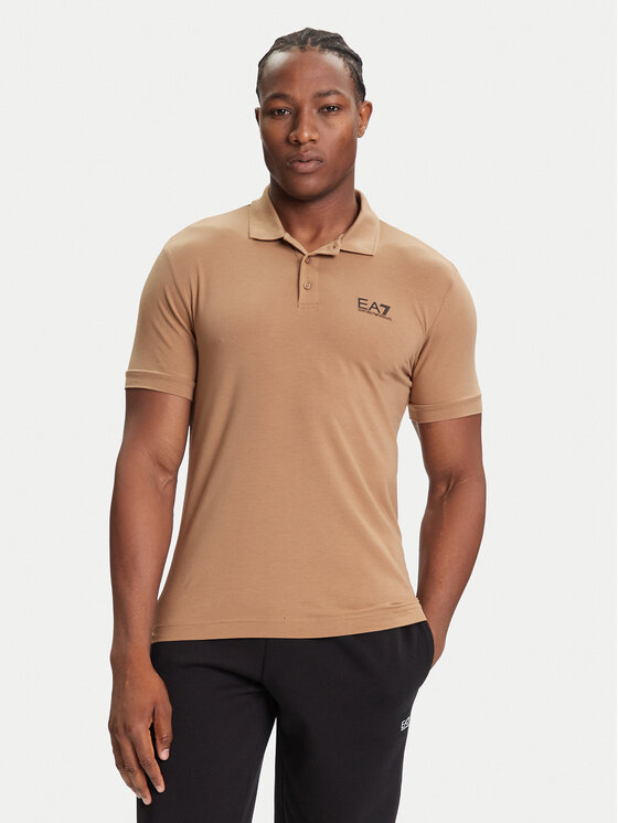 EA7 Emporio Armani Polo marškinėliai · Smėlio