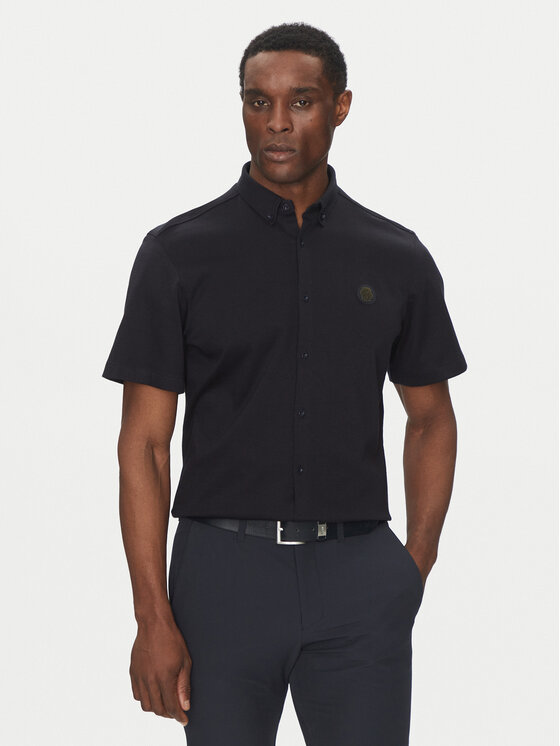 BOSS Marškiniai · Tamsiai mėlyna · Regular Fit