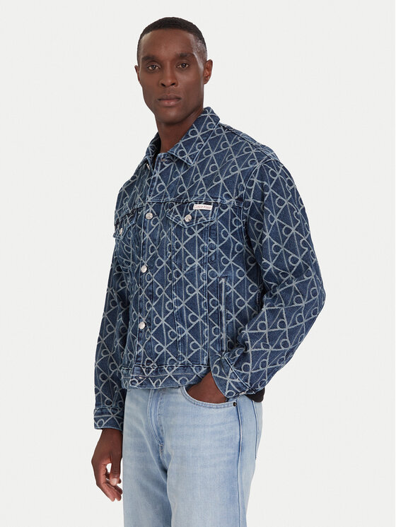 Calvin Klein Jeans Džinsinė striukė · Mėlyna