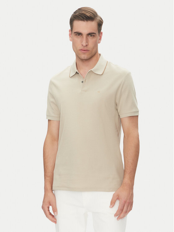 Calvin Klein Polo marškinėliai · Smėlio