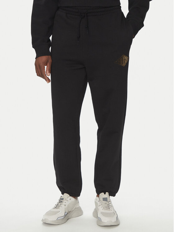 HUGO Sportinės kelnės · Juoda · Relaxed Fit