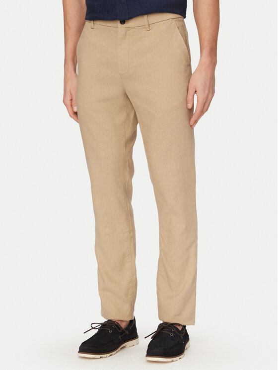 Tommy Hilfiger Chinos kelnes · Chaki · Regular Fit