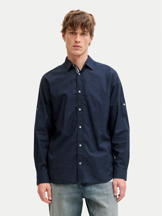 Jack & Jones Marškiniai · Tamsiai mėlyna · Regular Fit