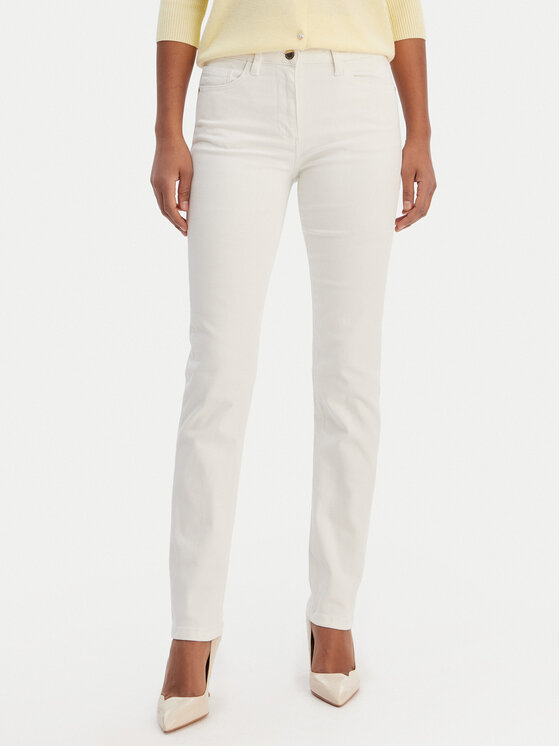 Morgan Džinsai · Balta · Slim Fit
