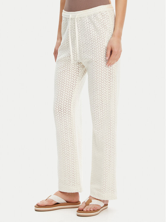 Roxy Medžiaginės kelnės · Écru · Regular Fit