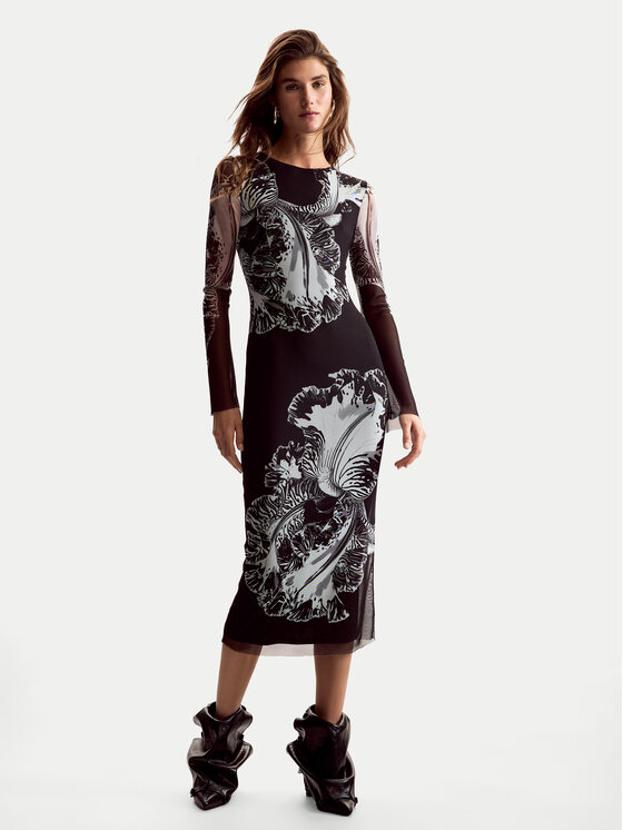 Desigual Kasdieninė suknelė · Juoda · Midi