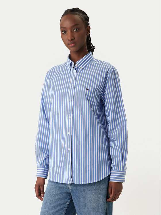 Tommy Jeans Marškiniai · Mėlyna