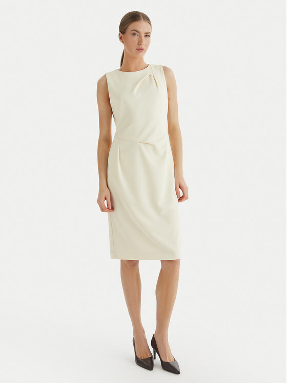 Calvin Klein Kokteilinė suknelė · Smėlio · Midi