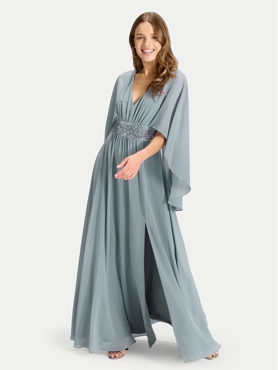 Swing Vakarinė suknelė · Mėlyna · Maksi