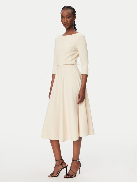 Rinascimento Kokteilinė suknelė · Smėlio · Midi