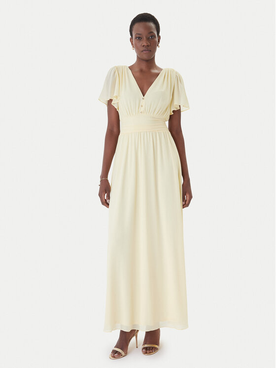 Morgan Vakarinė suknelė · Geltona · Maksi