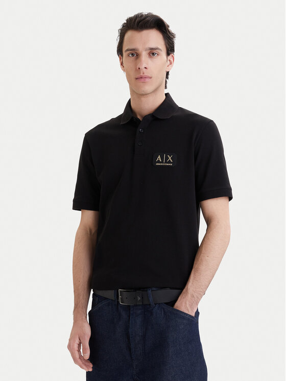 Armani Exchange Polo marškinėliai · Juoda