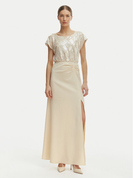 Rinascimento Vakarinė suknelė · Smėlio · Maksi