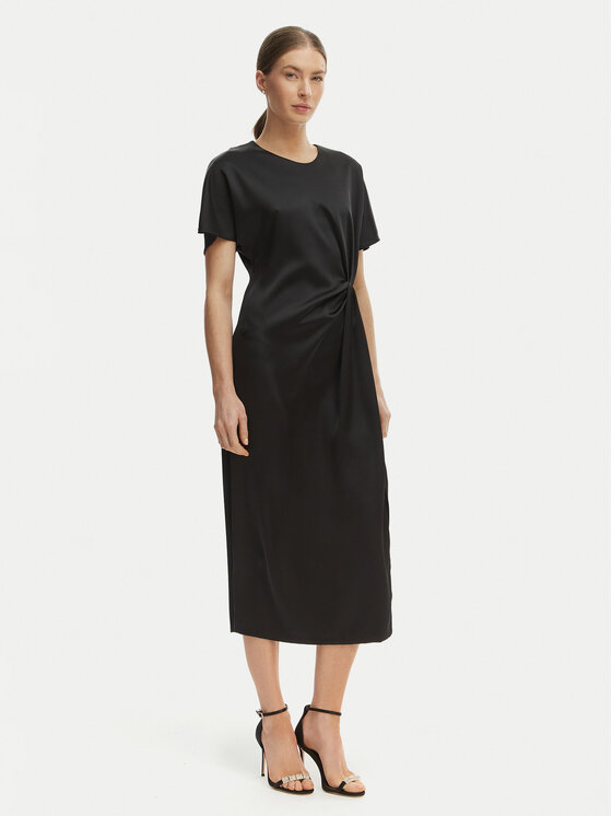 Rinascimento Kokteilinė suknelė · Juoda · Midi