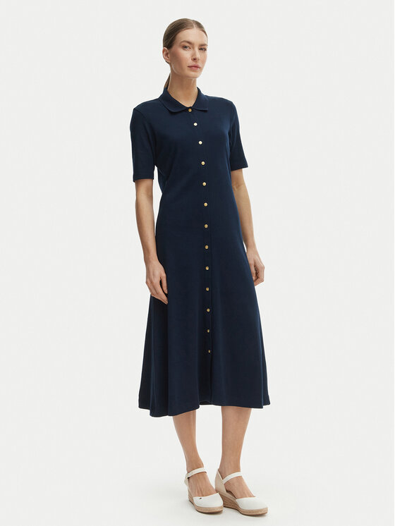 Tommy Hilfiger Kasdieninė suknelė · Mėlyna · Midi