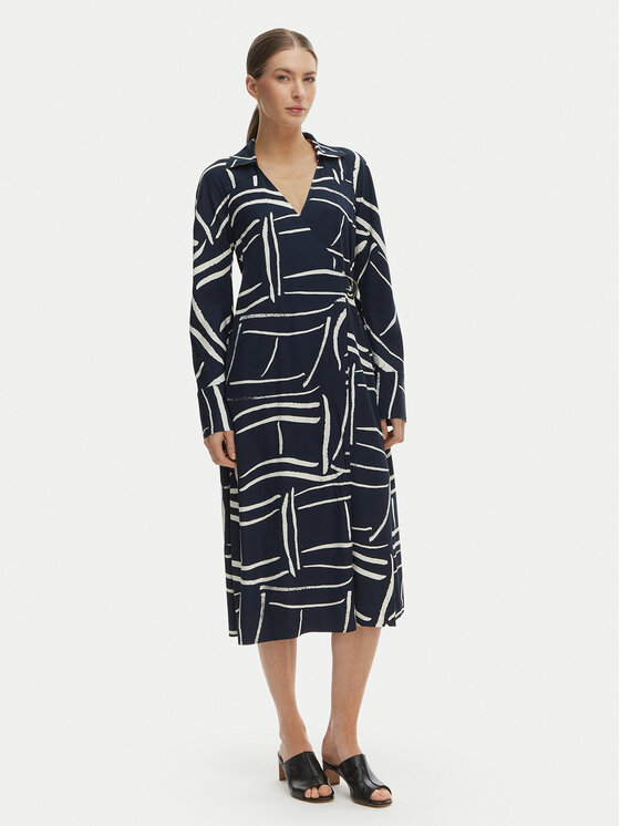 Tommy Hilfiger Kasdieninė suknelė · Tamsiai mėlyna · Midi